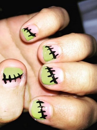 Manicura paso a paso para Halloween