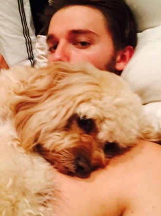 Perros de famosos, el Cockapoo de Patrick Schwarzenegger