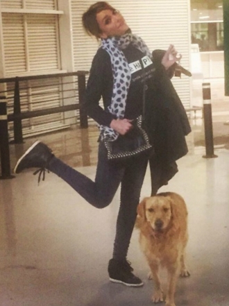 Perros de famosos: Rym, el Golden Retriever de Anna Simón