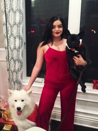 Perros de famosos: Casper y Rocco, el Samoyedo y Bulldog de Ariel Winter