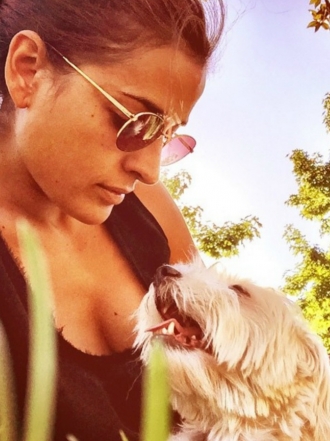 Perros de famosos: Rumba, la Bichón Maltés de Inma Cuesta