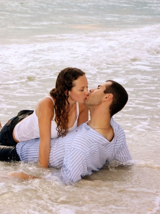 Buscando la libertad con los sueños eróticos en la playa