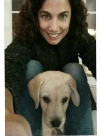 Perros de famosos: Burton, el Labrador de Toni Acosta