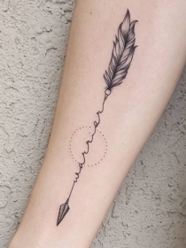 ¿Qué significan los tatuajes de flechas?
