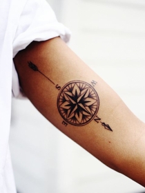 Significado de los tatuajes de brújulas