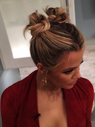 Vuelven los moños Spice Girls: así los hace Khloé Kardashian