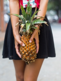 Vientre plano con régimen: la dieta de la piña
