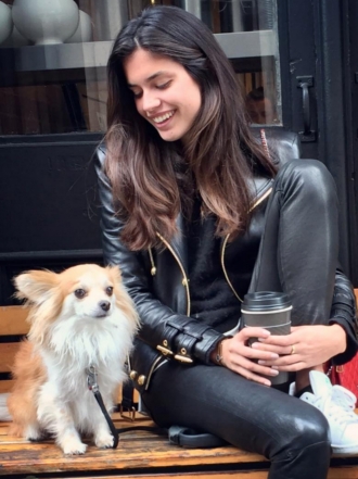 Perros de famosos: Luigi, el chihuahua de pelo largo de Sara Sampaio