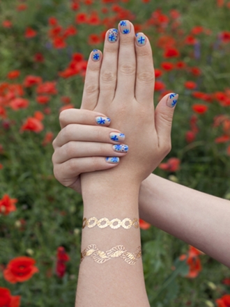 Manicura de flores paso a paso y sencilla