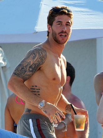 Sergio Ramos y sus tatuajes: familia, religión y pasión