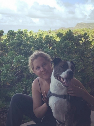 Perros de famosos: Abbott, el pitbull de la cómica Amy Schumer