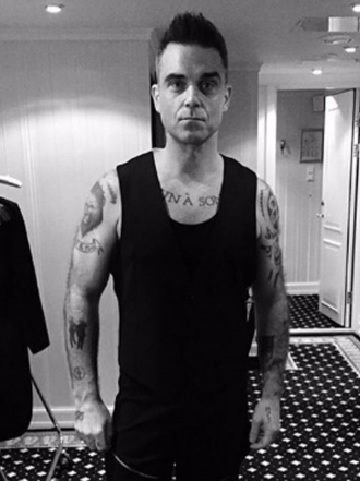 Los tatuajes de Robbie Williams