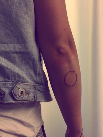 Significado de tatuajes con círculos: eternidad y perfección