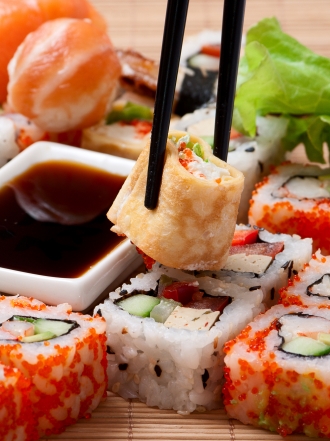 Las propiedades del sushi en una dieta equilibrada