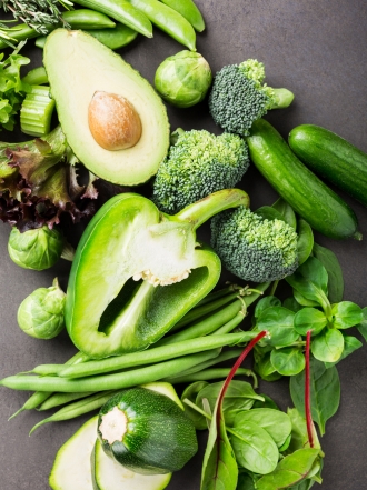 Qué alimentos de color verde tienes que comer todas las semanas