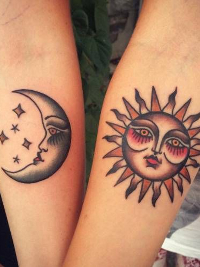 Ideas de tatuajes que se hacen una hermana y un hermano