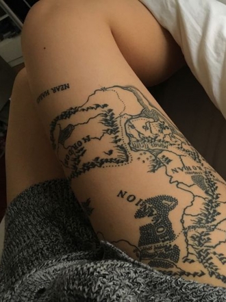 Tatuajes para homenajear a tu país y estar orgullosa