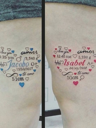 Tatuajes para hacerse en familia