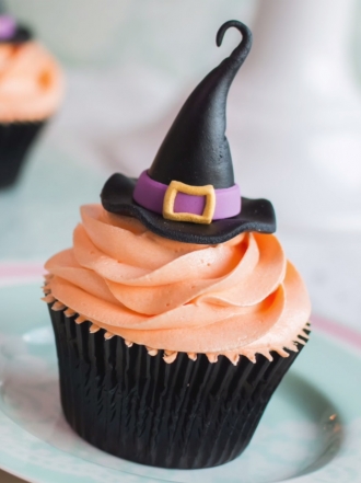 Recetas de Halloween: cómo hacer cupcakes de bruja