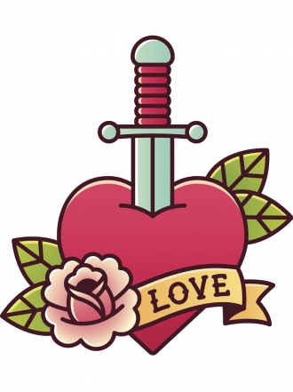 Ideas de tatuajes para San Valentín, ¡todo amor!
