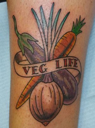 10 tatuajes con los que querrás ser vegetariano