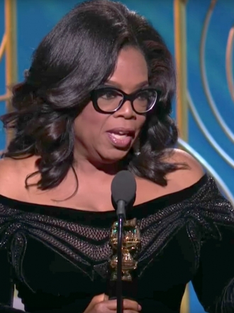 El poderoso discurso de Oprah Winfrey en los Globos de Oro 2018