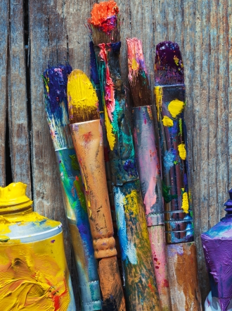 Soñar con pinceles de colores: tu vida a todo color