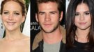 Selena Gomez, Liam Hemsworth y Jennifer Lawrence, en los MTV Movie Awards