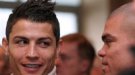 Cristiano Ronaldo cambia a Irina Shayk por Pepe: el adiós a Mourinho es una fiesta