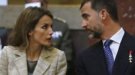 Letizia 'la rebelde' se salta el protocolo y la Infanta Cristina se va llorando