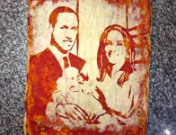 Kate Middleton y el Príncipe Guillermo en una pizza: los regalos frikis del Príncipe Jorge