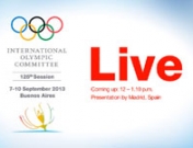 Madrid 2020: retransmisión de la votación del COI en directo TV desde Buenos Aires