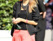 Look de Dasha Kapustina, chic y elegante