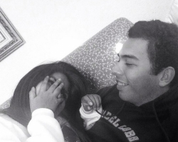 El amor de Chabelita y su novio, Alberto Isla