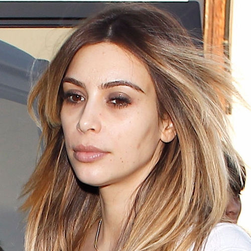 Kim Kardashian no es lo mismo sin maquillar