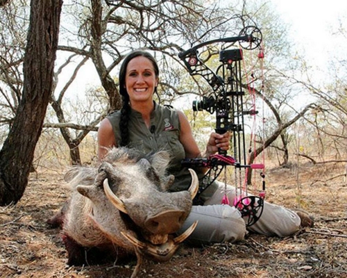 Melissa Bachman es fan de Pumba, el facocero de 'El Rey León'