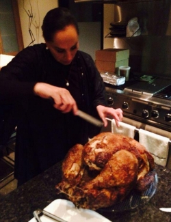 Paulina Rubio celebra Acción de Gracias 2013 con su madre