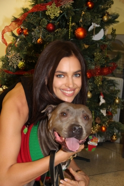 Irina Shayk, novia de Cristiano Ronaldo, es una amante de los animales