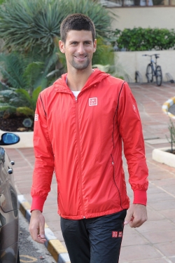 Djokovic, en Marbella sin su novia Jelena Ristic
