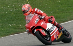 Michael Schumacher tuvo un grave accidente de moto en Cartagena