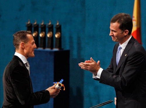 Michael Schumacher, Premio Príncipe de Asturias de los Deportes