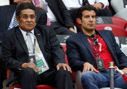 Eusebio y Figo, dos de los futbolistas portugueses más reconocidos