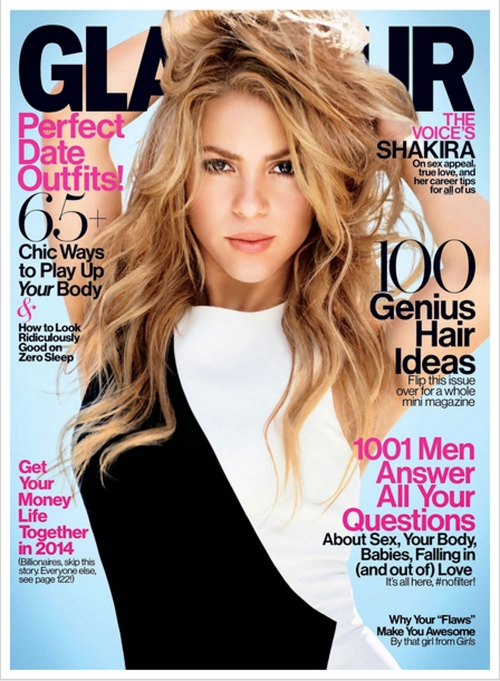 Shakira se suelta la melena para Glamour