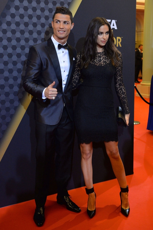 Cristiano Ronaldo e Irina Shayk, radiantes en la gala del Balón de Oro