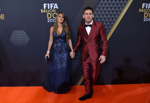 Antonella Rocuzzo y Leo Messi, los derrotados en la gala del Balón de Oro