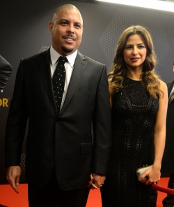 Ronaldo acudió junto a su novia María Beatriz a la gala del Balón de Oro