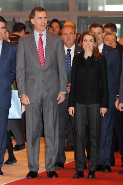 Letizia Ortiz y su look más masculino