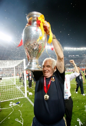 Luis Aragonés, con la Eurocopa de 2008