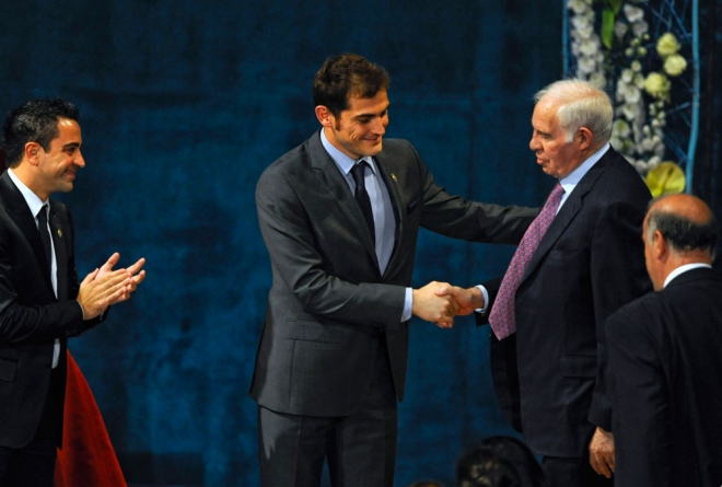 Luis Aragonés, en los premios Príncipe de Asturias