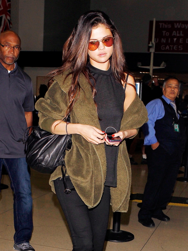 Selena Gomez, con un look muy descuidado
